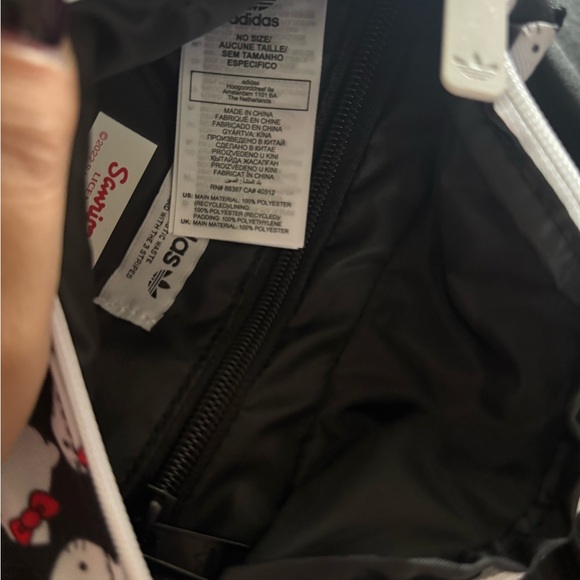 Adidas Kids Hello Kitty Fanny Pack - Black and Red - Picture 4 of 5